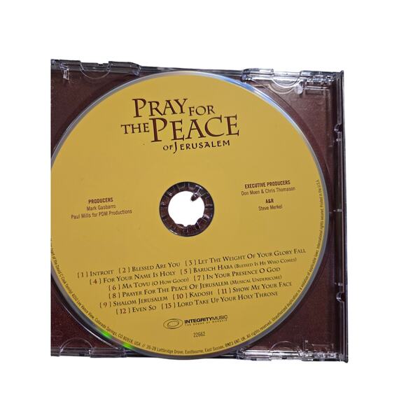 Pray for the peace of Jerusalem CD - Picture 7 of 8